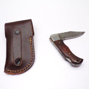 Damascus Folding Knife